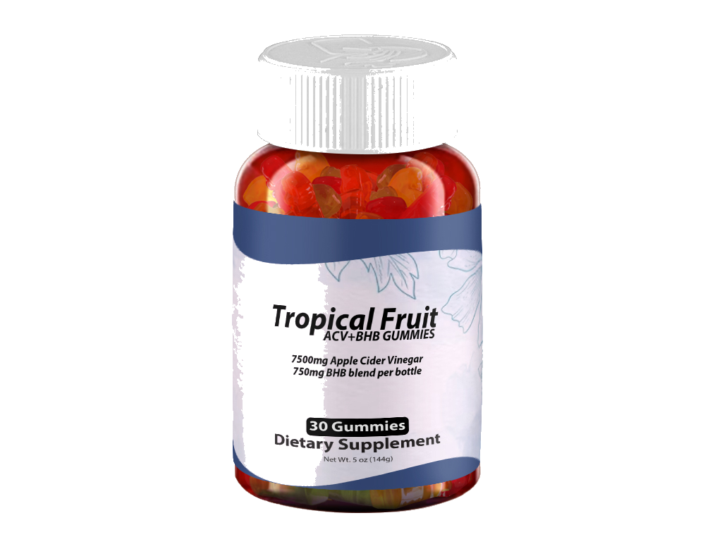 Tropical Fruit ACV+BHB Gummies