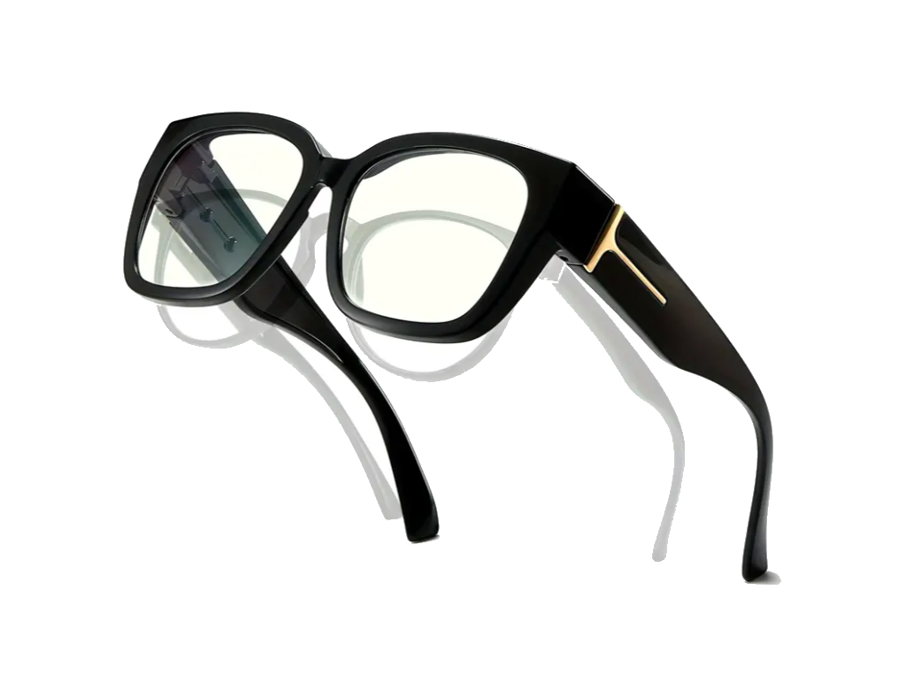 Women’s Oversized Blue Light Blocking Glasses – Rectangular